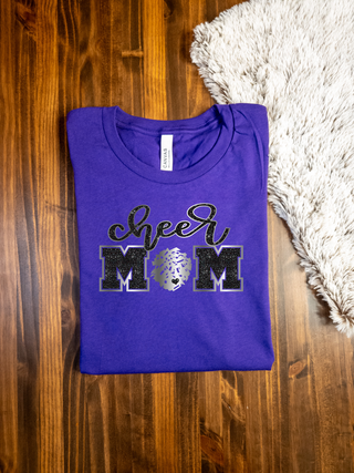 Cheer Mom Purple Top