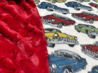 Classic Muscle Cars Blanket *Choose Backing