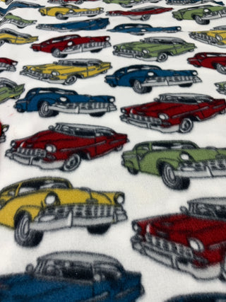 Classic Muscle Cars Blanket *Choose Backing