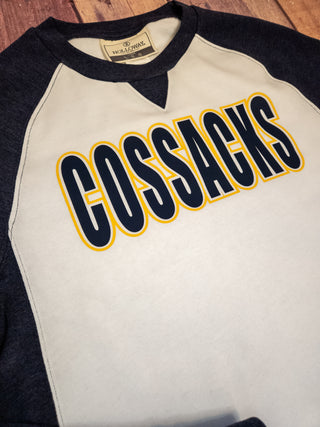 Cossacks Navy League Crewneck - Ladies Fit