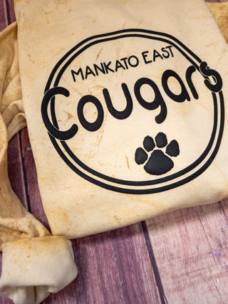 Cougars Mankato East Puff Colorblast Crewneck Sweatshirt