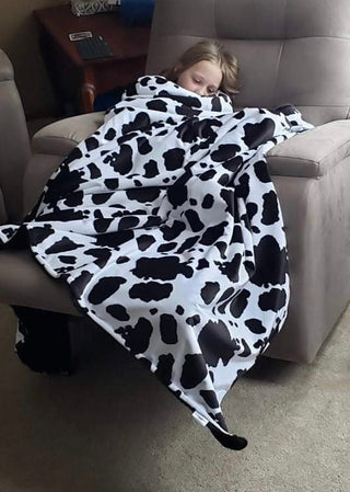 Moo Cow Spotted Minky Blankets * Ready To Ship