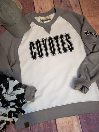 Coyotes League Crewneck - Ladies Fit