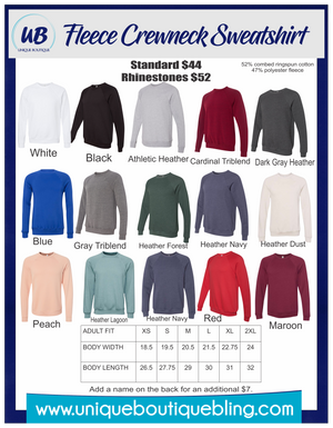 Soccer Mom Rhinestone Crewneck Sweatshirt