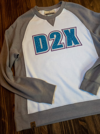 D2X Rhinestone League Crewneck