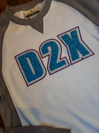 D2X Rhinestone League Crewneck