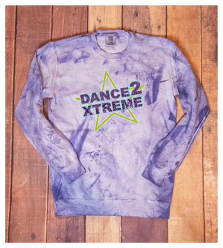 Dance 2 Xtreme Rhinestone Colorblast Crewneck Sweatshirt
