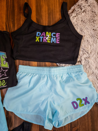 D2X Athletic Aqua Shorts