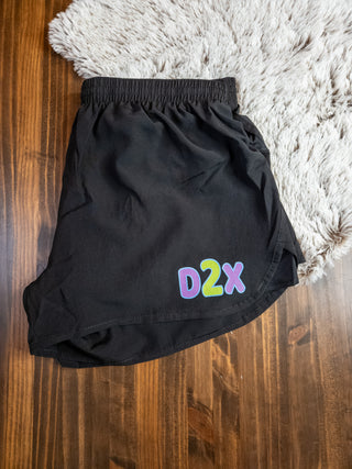 D2X Athletic Black Shorts
