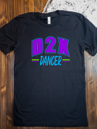 D2X Family Black Tee