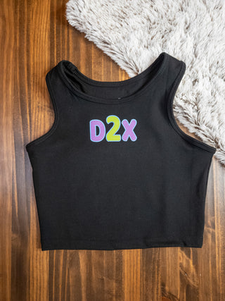 D2X Crop Tank - Girls Fit