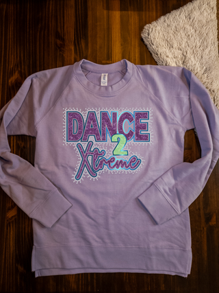 Dance 2 Xtreme Rhinestone Elevated Crewneck