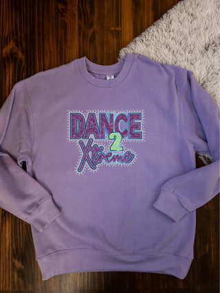 Dance 2 Xtreme Rhinestone Youth Essential Fleece Crew