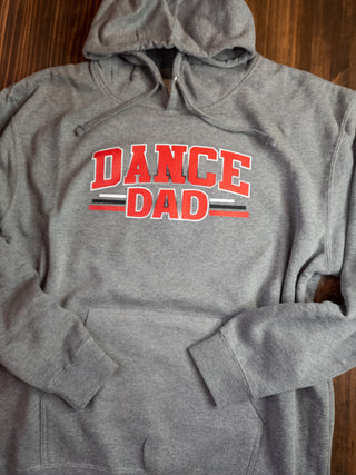 Dance Dad Gray Sweatshirt - Red Print