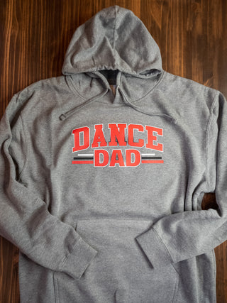 Dance Dad Gray Sweatshirt - Red Print