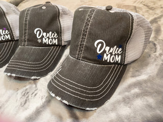 Dance Mom Trucker Hat - Blue Accents