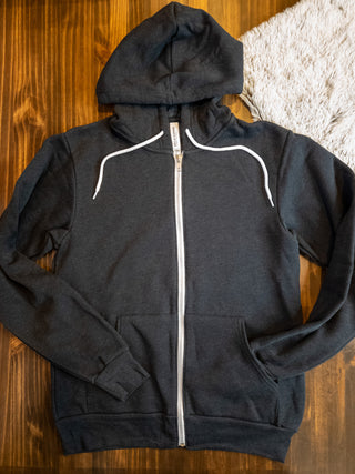 Sponge Fleece Zip-Up Hoodie