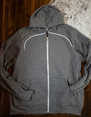 Sponge Fleece Zip-Up Hoodie