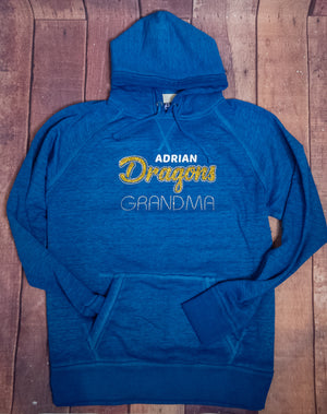 Dragons Adrian Grandma Rhinestone Fleece Hoodie