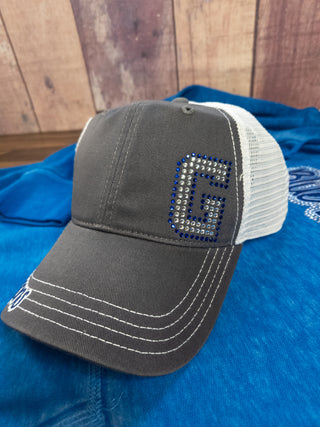 Dragons G Rhinestone Trucker Snapback Hat