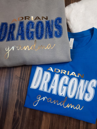 Adrian Dragons Grandma Dyed Crewneck Sweatshirt