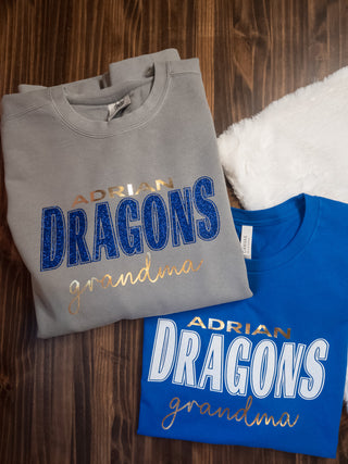 Adrian Dragons Grandma Dyed Crewneck Sweatshirt