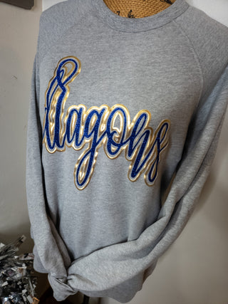Dragons Sparkle & Puff Sponge Fleece Crewneck Sweatshirt