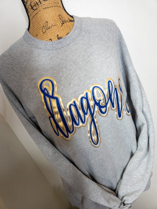 Dragons Sparkle & Puff Sponge Fleece Crewneck Sweatshirt