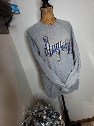 Dragons Sparkle & Puff Sponge Fleece Crewneck Sweatshirt