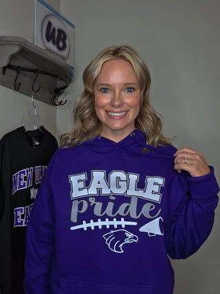 Eagle Pride Purple Sweatshirt