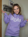 Eagles Lavendar Fleece Hoodie