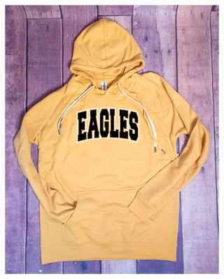 Eagles Gold Double Lace Sweatshirt
