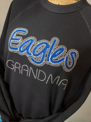 Eagles Grandma Rhinestone Crewneck Sweatshirt