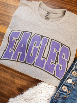 Eagles Knockout Heather Gray Tee