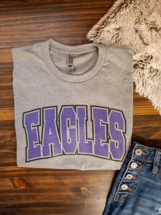 Eagles Knockout Heather Gray Tee