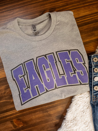 Eagles Knockout Heather Gray Tee