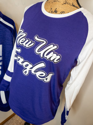 Eagles New Ulm Rhinestone Fanatic Long Sleeve Top