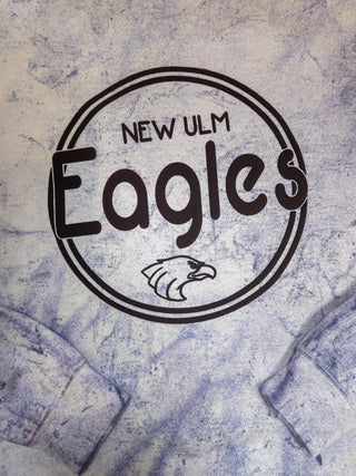 Eagles New Ulm Puff Colorblast Crewneck Sweatshirt