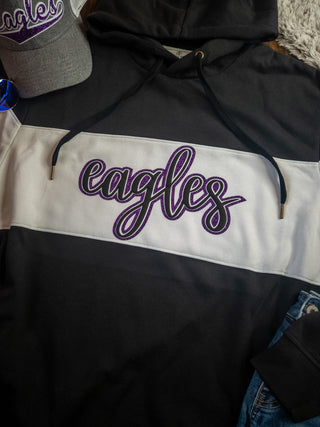 Eagles Sparkle And Puff Black League Hoodie