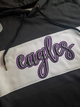 Eagles Sparkle And Puff Black League Hoodie