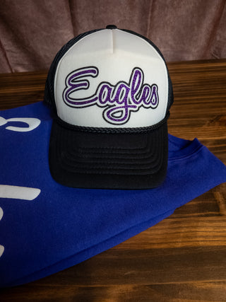 Eagles Sparkle Rope Trucker Hat