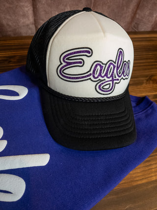 Eagles Sparkle Rope Trucker Hat