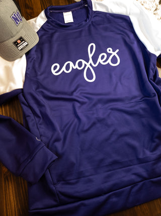 Eagles Purple Momentum Crewneck