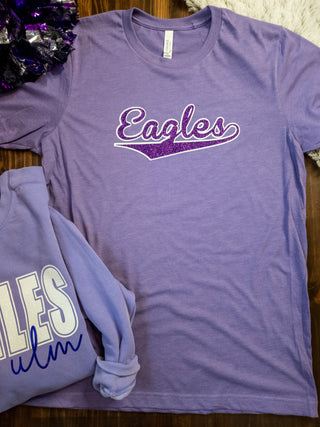 Eagles Heather Purple Tee