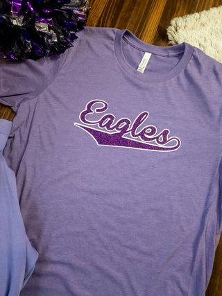 Eagles Heather Purple Tee