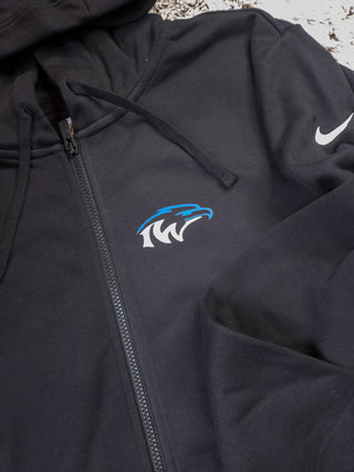 IW Eagles Black Nike Zip Up