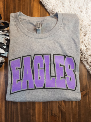 Eagles Knockout Heather Gray Tee