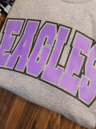 Eagles Knockout Heather Gray Tee