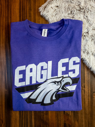SMALL Eagles Purple Tee