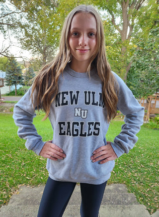 New Ulm Eagles Athletic Gray Crewneck Sweatshirt